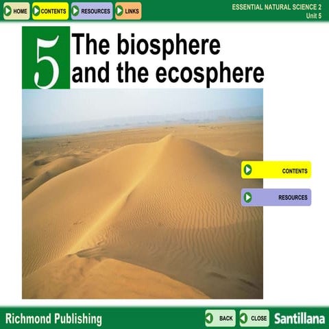 U05 Biosphere Ecosphere