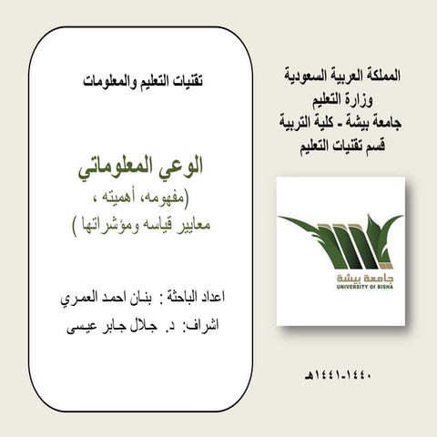 الوعي المعلواتي