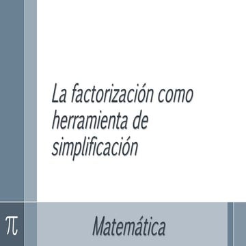 U1   04 factorizacion