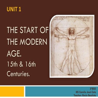 U1. the start of the modern age. 15...