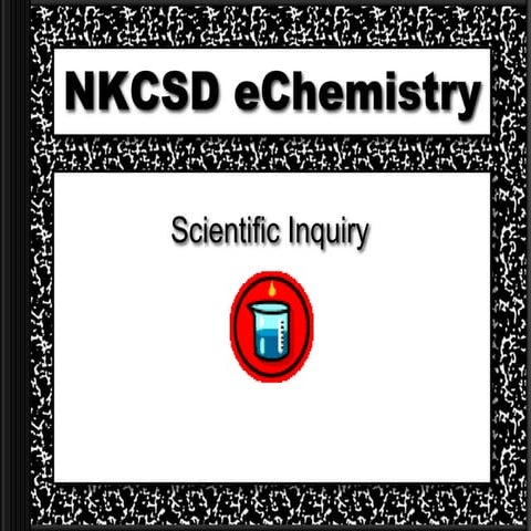 Scientific Inquiry