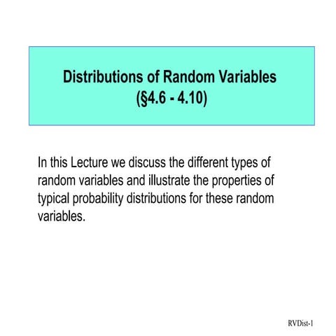 Statistical Distributions normal binary.ppt