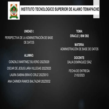 ORACLE VS IBM DB2.pptx