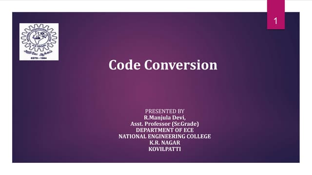 U1 - Code Conversion.pptx