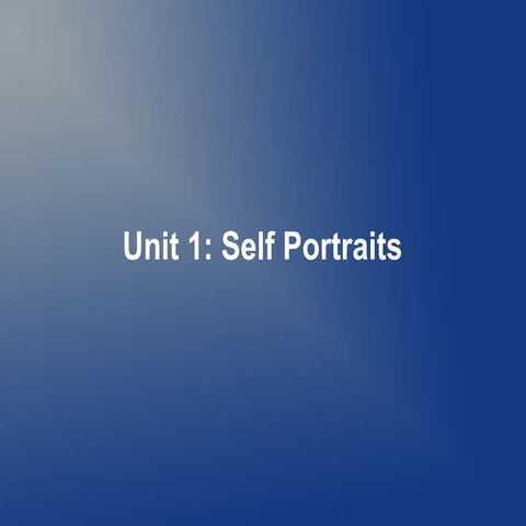 Self-Portait Art History