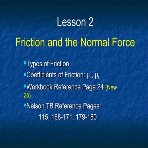 Grade 11, U1B-L2-Friction