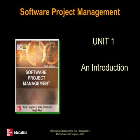 Chapter 01 - Introduction to Software Project Management
