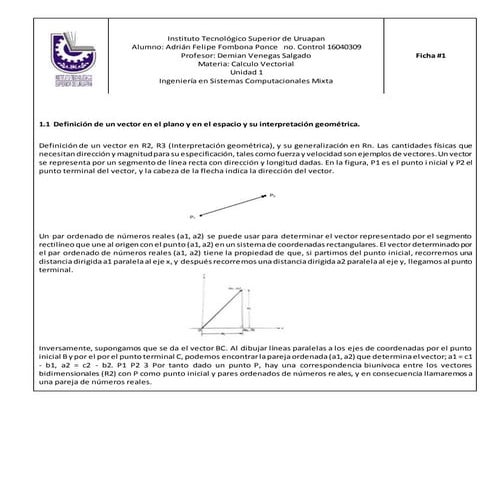 Unidad 3 funciones vectoriales de una variable real | PDF