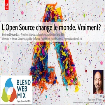L'Open Source change le Monde - BlendWebMix 2019