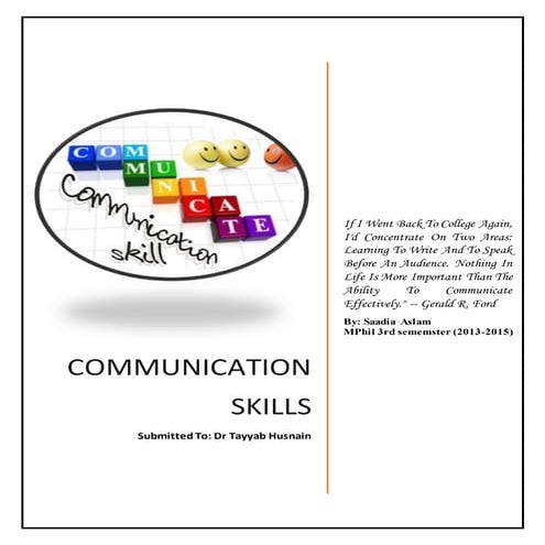 Communication skills