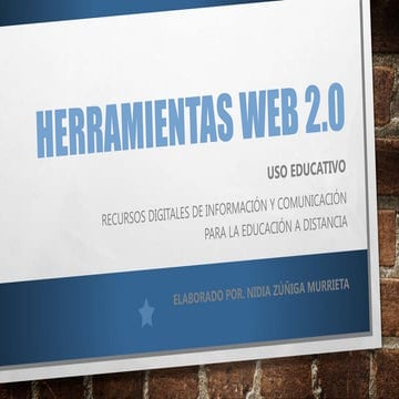 Actividad 5. Herramientas Web 2.0 y su uso educativo