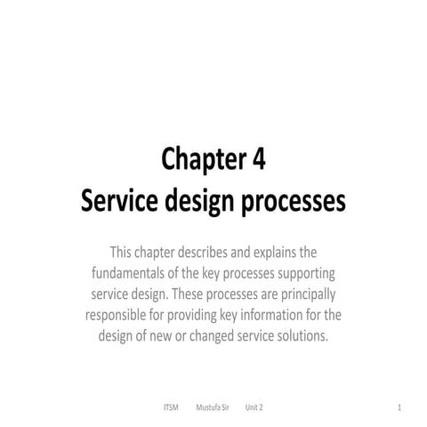 U2 chap2 itsm service design
