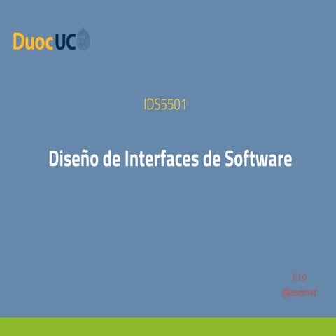 Diseño de la interfaz de usuario