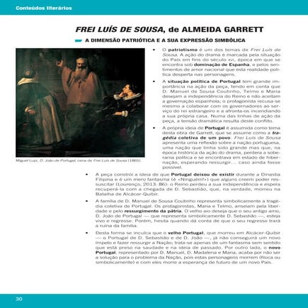 Esquema de Frei Luís de Sousa - Português 11 ano