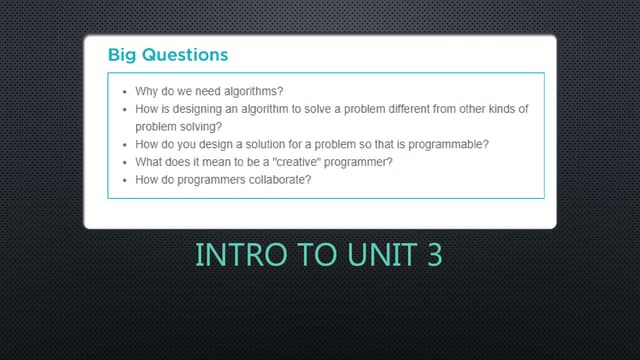 U3 l01 need for programming languages