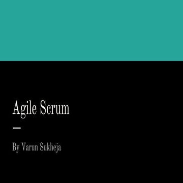 Agile scrum