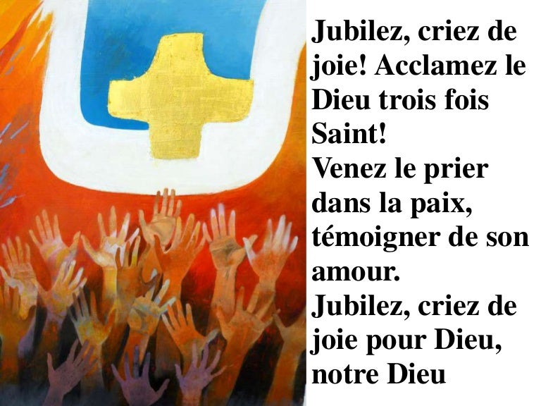 U5242 Jubilez criez de joie