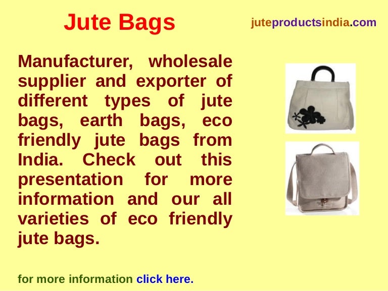 Presentation on making jute products image