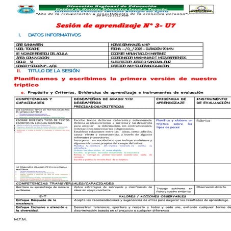 U7 Sesión 3- Planificacion, textualizaciñon y revisión de triptico.pdf