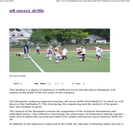 U8 soccer drills | PDF