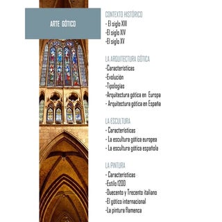 U9. arte gótico (i). contexto histó...