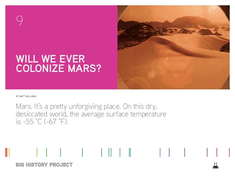 Unit 9 Will We Ever Colonize Mars?