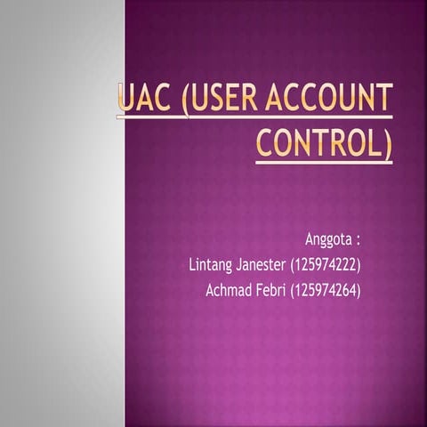 Uac user-account-control