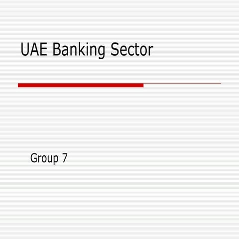UAE Banking Sector