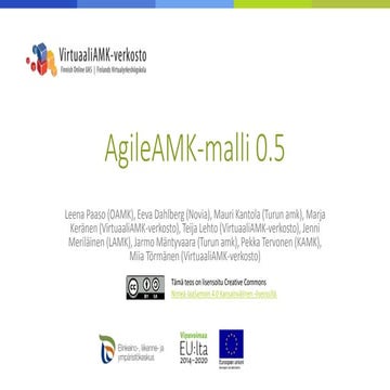 UAE-hanke AgileAMK-malli 0.5 vsr