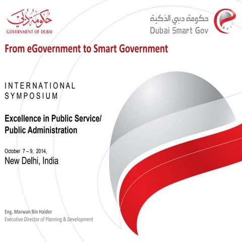 From eGovernment to Smart Government, United Arab Emirates