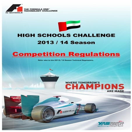 UAE F1 in Schools Competition Regulations 
