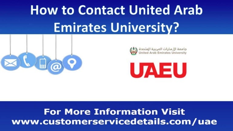 United Arab Emirates University Address, Phone Number  