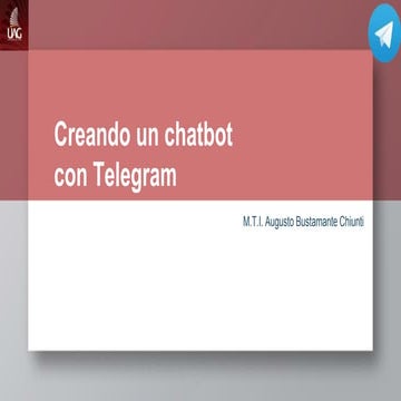 Creando un chatbot con telegram | Looptalks