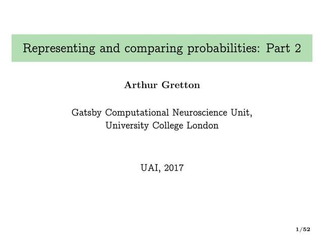 Representing and comparing probabilities: Part 2