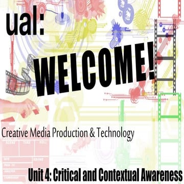 UAL Media Unit 4-1 introduction