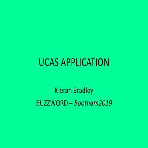 UAL UCAS Pro Forma 2019