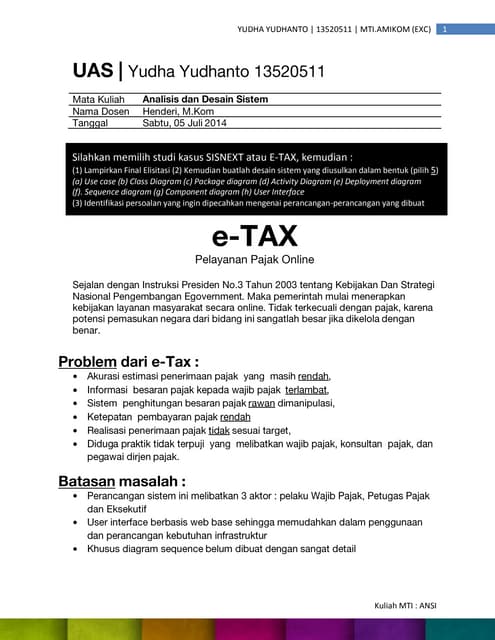 Materi Kuliah RBTI (Rekayasa Bisnis TI) | PDF