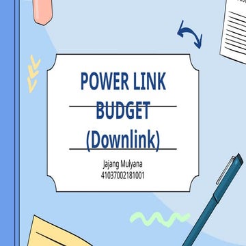 Comprehensive Analysis of Satellite Downlink Link Budget Calculations ...