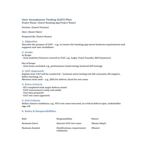 UAT_Plan_Banking_App.docx - Detailed plan to run UAT effectively