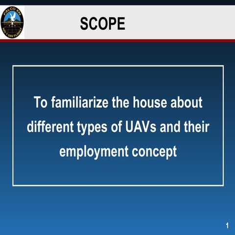 UAV presentations and its importance .ppt