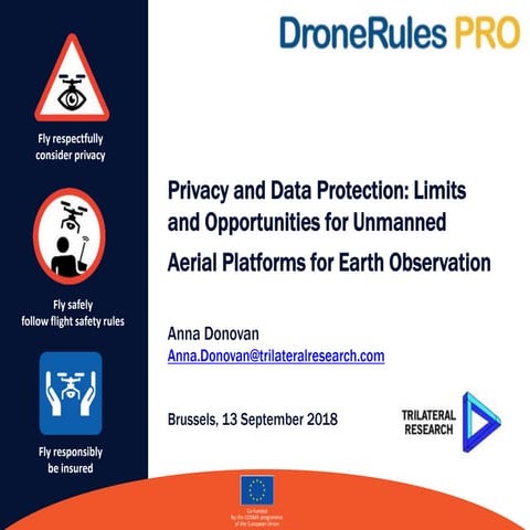 Privacy and Data Protection: Limits and Opportunities for Unmanned Aerial Pla...
