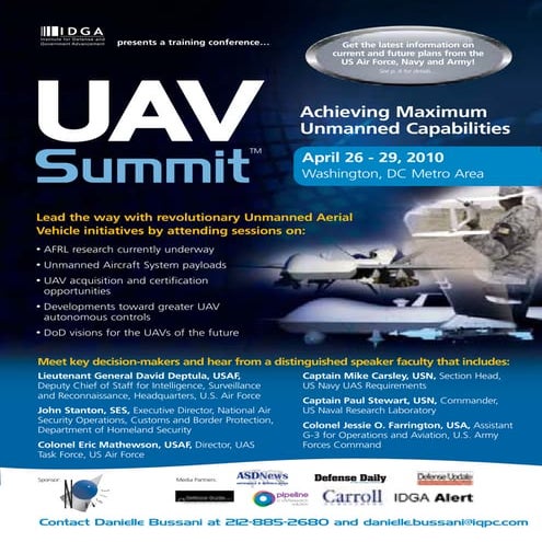 UAV Summit 2010