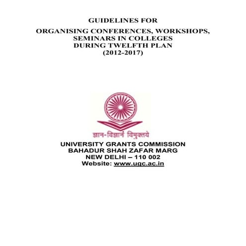 Guidelines for organize workshop & conference & seminar
