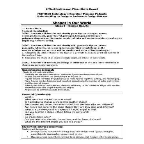 UNIT 2 - SOLID FIGURES (6th grade) | PDF