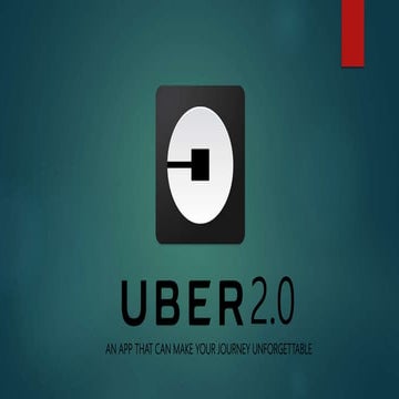 UBER 2.0   Final Presentation - Final Project - IIM Lucknow Internship