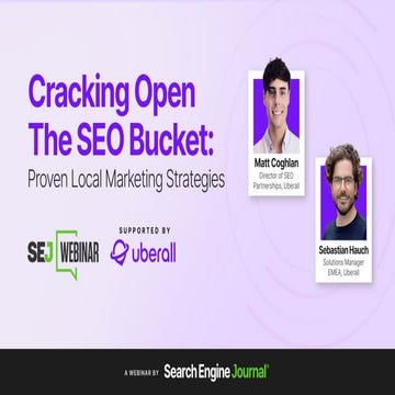 Cracking Open The SEO Bucket: Proven Local Marketing Strategies | PDF
