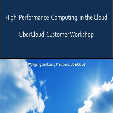 High Performance Computing (HPC) and Engineering Simulations in the Cloud
