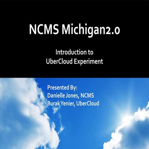 NCMS UberCloud Experiment Webinar .