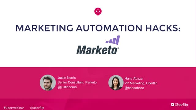 Marketing Automation Hacks: Marketo
