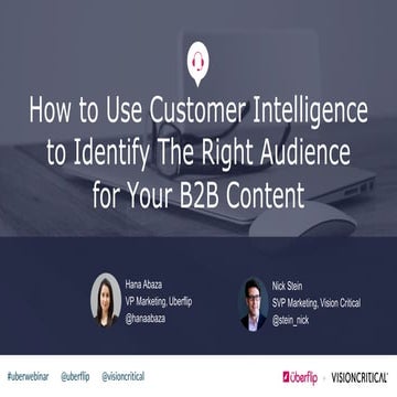 How to Use Customer Intelligence to Identify The Right Audience for Your B2B ...